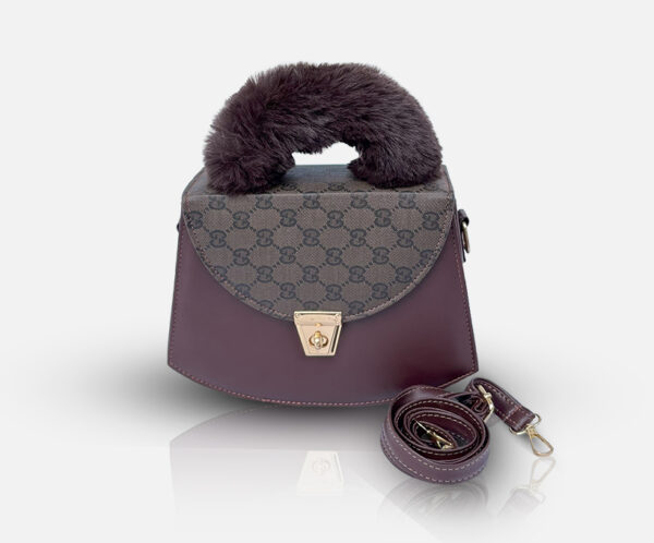 Fur Handle Bag