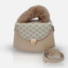 Fur Handle Bag