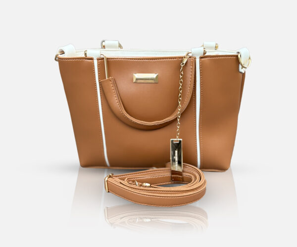 Elegant Dual-Tone Tote